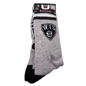 NEW Men’s Brooklyn Nets Crew Socks Size 6-12 Icerbrand 3 Pairs